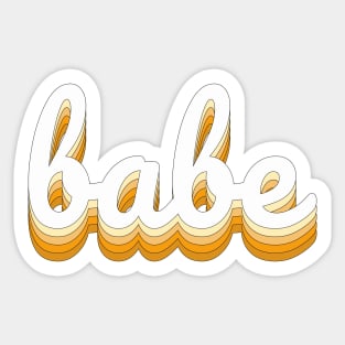 babe Sticker